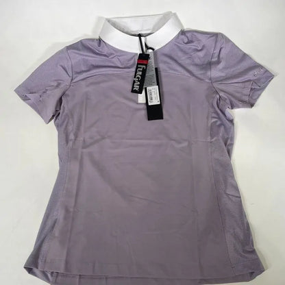 Pikeur-42- Kennya Ladies Competition Shirt Silk Purple Size: 42