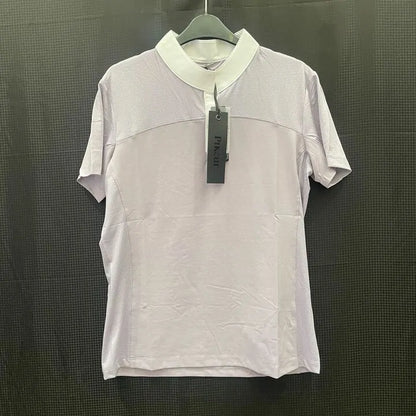 Pikeur-42- Kennya Ladies Competition Shirt Silk Purple Size: 42
