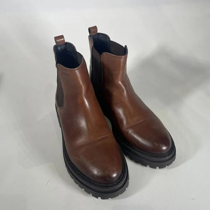 Geox - Brown Leather D Iridea Ankle Boot Size: Uk 8