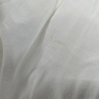 Theory - White Racer Linen Blend Dress Size: Uk 4