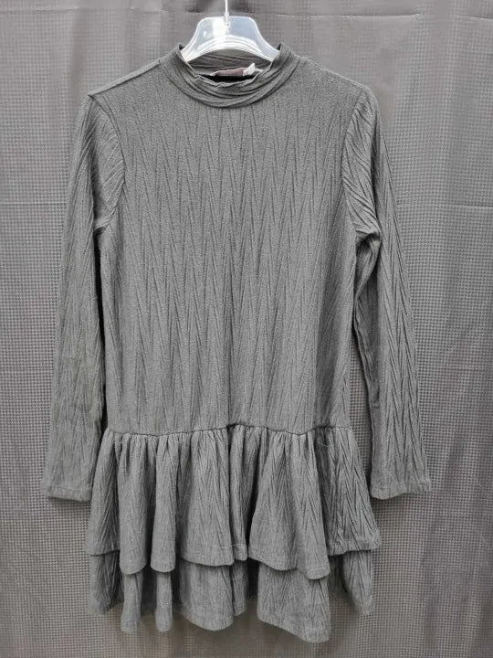 Mint Velvet Crinkle Mini Dress Size: Medium
