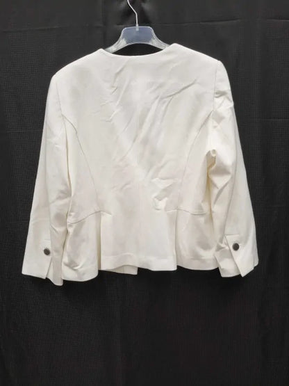 L K Bennett Cream Sky Blazer Size: Uk 18