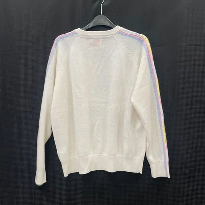 Brodie- Ladies Pearl Cashmere Crew Neck Jumper Size: Medium