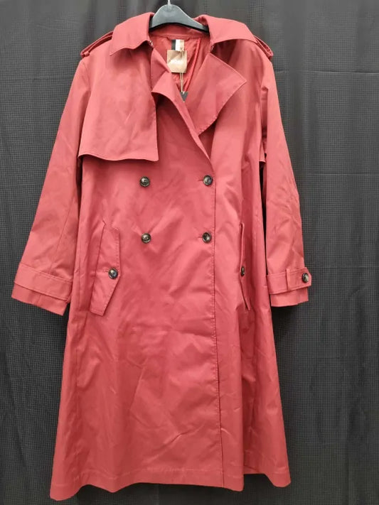 Boss Red Cifana Double Breasted Trench Coat Size: Uk 12