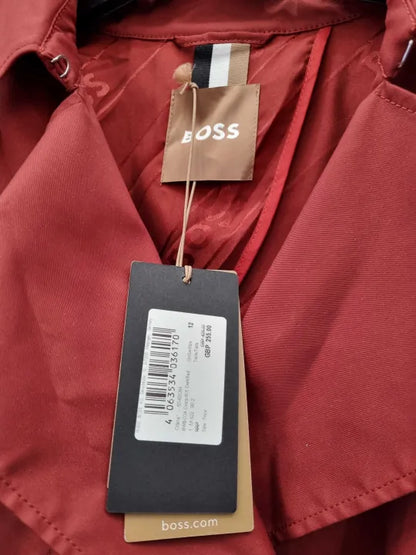 Boss Red Cifana Double Breasted Trench Coat Size: Uk 12
