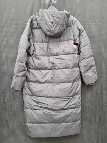 Cos Black Zip Puffer Coat Size: Uk 8