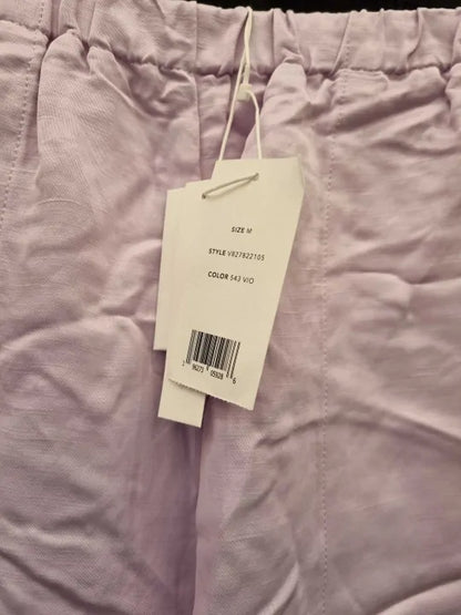 Vince - Light Purple Straight Leg Pants Size: Medium