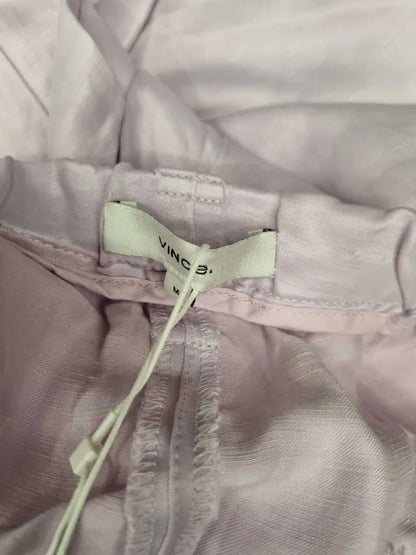 Vince - Light Purple Straight Leg Pants Size: Medium