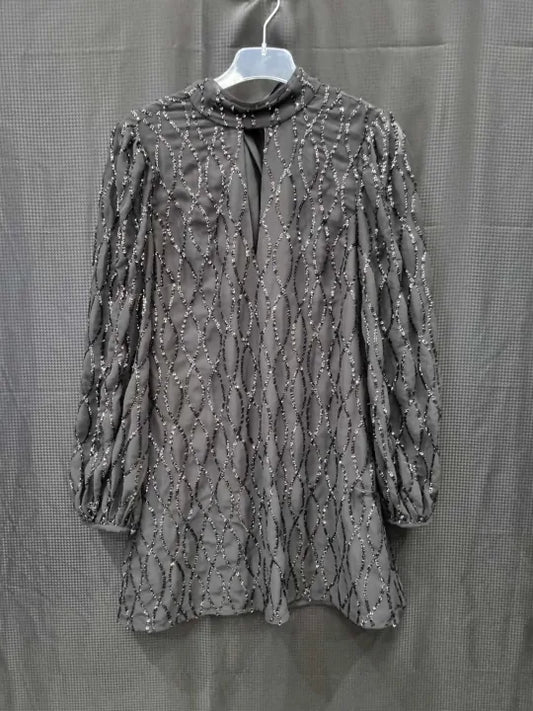 Mint Velvet Crinkle Mini Dress Size: Uk 12