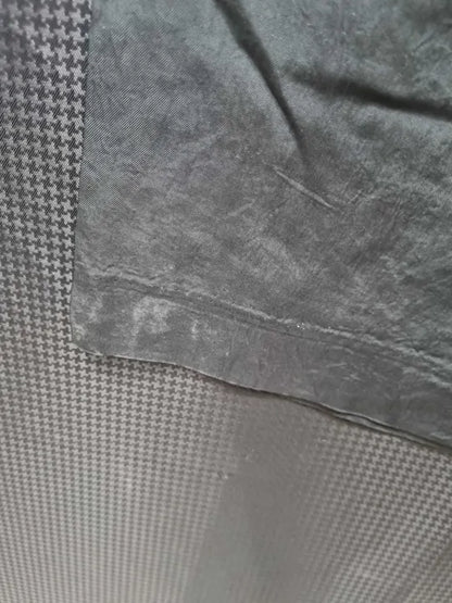 No Eleven Black Linen Pleated Trouser Size: Xl