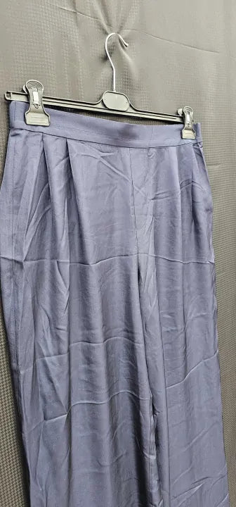 No Eleven - Navy Acetate Trouser - Navy Size: Xl
