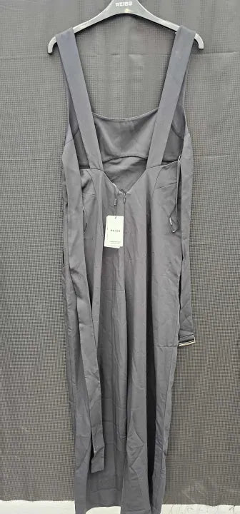 Reiss - Black Kim Corset Jumpsuit - Black Size: Uk12