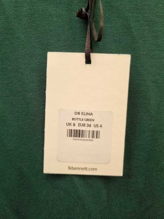 L K Bennett - Green Elina Dress  Size: UK 8