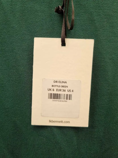 L K Bennett - Green Elina Dress  Size: UK 8