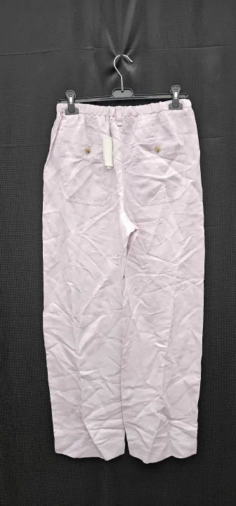 Vince-V827822105 543Vio-M-Violetta Wide Leg Linen Blend Trousers Size: M