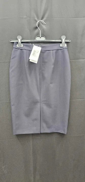 Boss - Navy Vilea Stretch Mini Skirt - Blue Size: UK 4