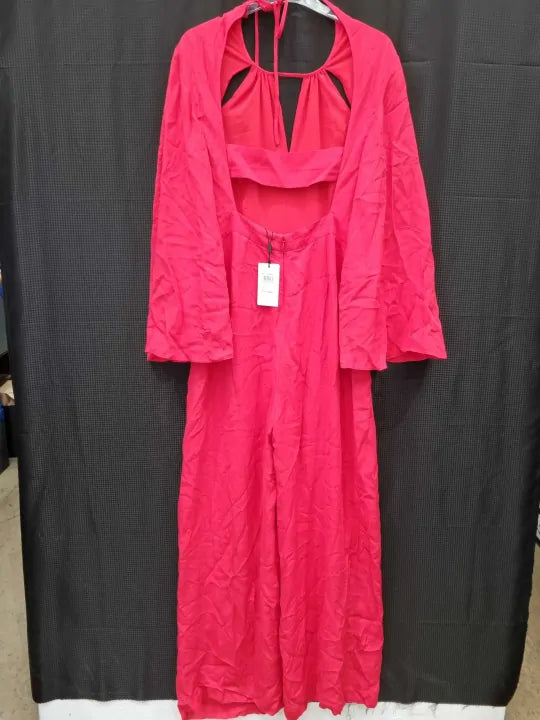 Reiss - Coral Tania Cut Out Jumpsuit Size: Uk 12