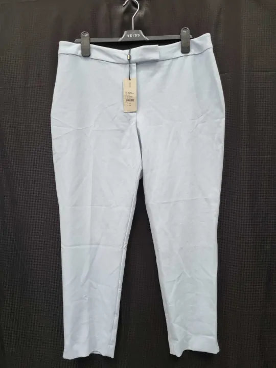 Hobbs London - Pale Blue Kaia Trousers Size: Uk 16