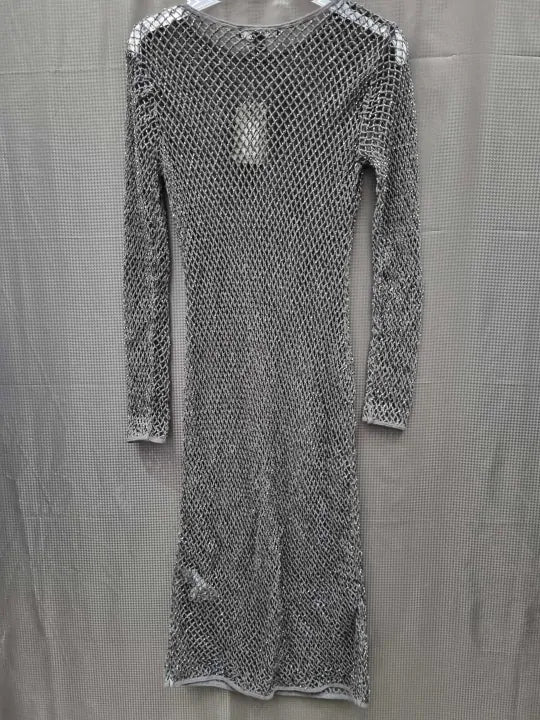 All Saints - Black 2 In 1 Rosalie Anita Cotton Dress Size: Uk 12