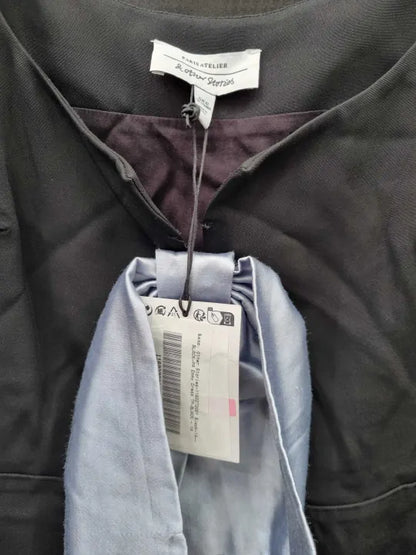 & Other Stories - Black Mini Bow Detail Dress Size: UK 14