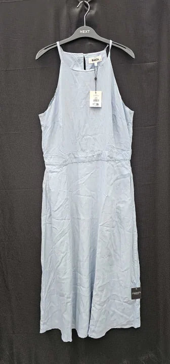 Ro & Zo - Halter Tencel Midi Dress - Multi Size: Uk14