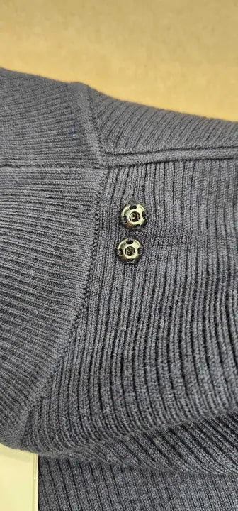 Ted Baker - Navy Ambher Bow Detail Cashmere Blend Jumper - Navy Size: Uk14