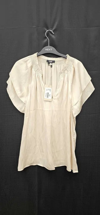 Paige - Cream Ally Top - Cream Size: M
