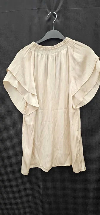 Paige - Cream Ally Top - Cream Size: M