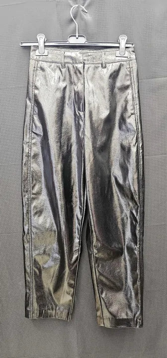 Mint Velvet - Black Faux Leather Trouser - Black Size: Uk8R