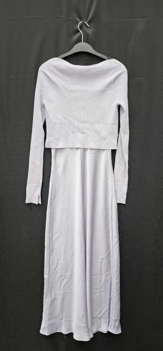 All Saints - Lilac Hera Slip Dress - Purple Size: M