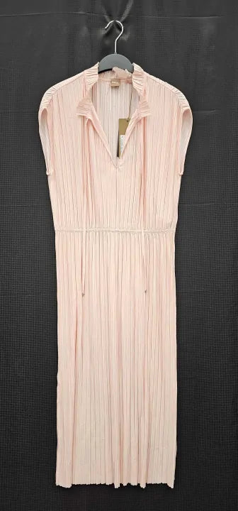 Boss - Pink Emals Pleated Dress - Pink Size: Xsmall