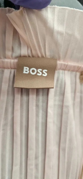Boss - Pink Emals Pleated Dress - Pink Size: Xsmall