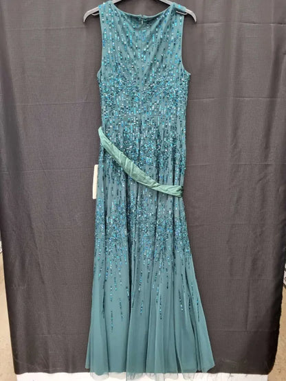 Adriana Papell Beaded Ballgown Size: Uk 10