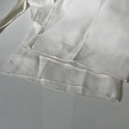 Reiss - White Carmen Halter Neck Linen Blend Jumpsuit Size: Uk 10