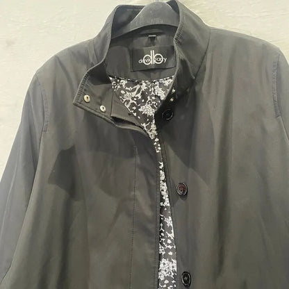 David Barry- Vintage Black  Trench Coat Size: Uk 18