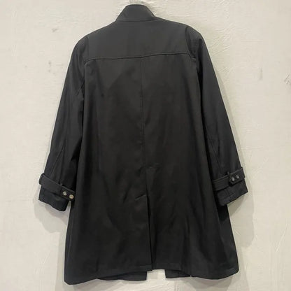 David Barry- Vintage Black  Trench Coat Size: Uk 18