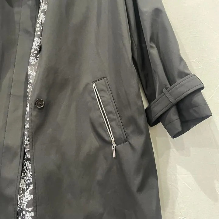 David Barry- Vintage Black  Trench Coat Size: Uk 18