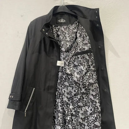 David Barry- Vintage Black  Trench Coat Size: Uk 18