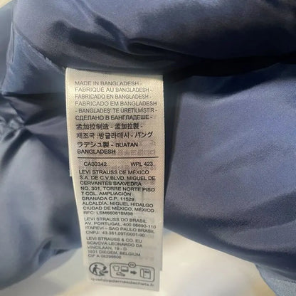 Levi'S - Blue Andy Retro Bomber Jacket Size: Medium