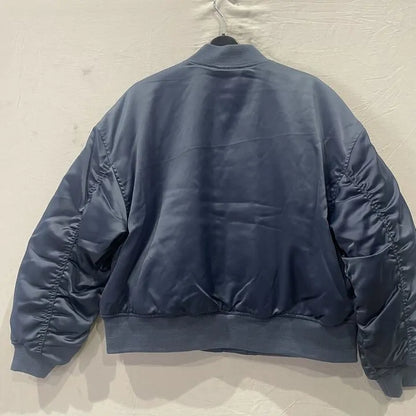 Levi'S - Blue Andy Retro Bomber Jacket Size: Medium