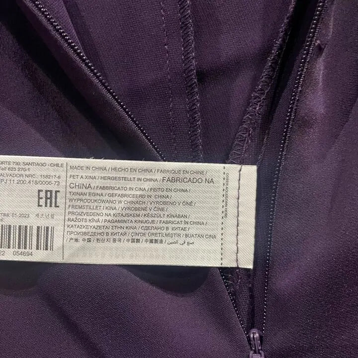 Mango - Purple Open Back Halter Jumpsuit Size: Large