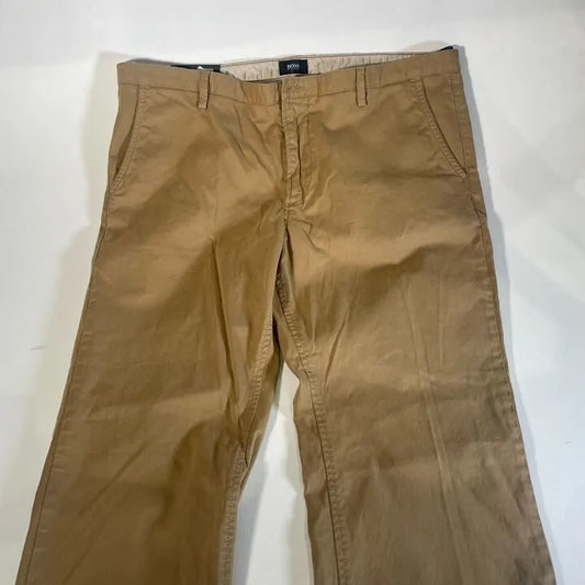 Boss- Slim-Fit Chinos In Stretch-Cotton Size: Uk 38/Eu 54
