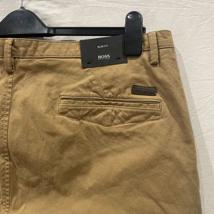 Boss- Slim-Fit Chinos In Stretch-Cotton Size: Uk 38/Eu 54