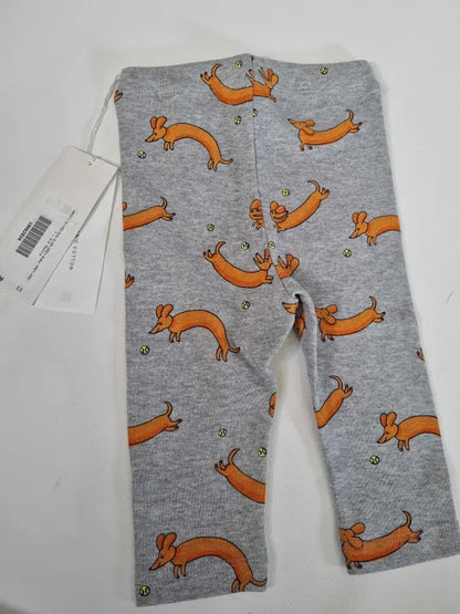 Arket 0/2 Months-Grey-Baby Jersey Leggings Size: 0/2 Month  deal !!