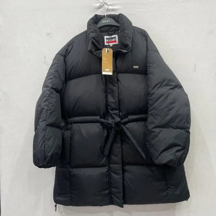 Levi'S - Black Puffer Coat Size: Xl
