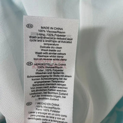 Hobbs London - Pale Blue Bhavina Midi Skirt Size: Uk 18