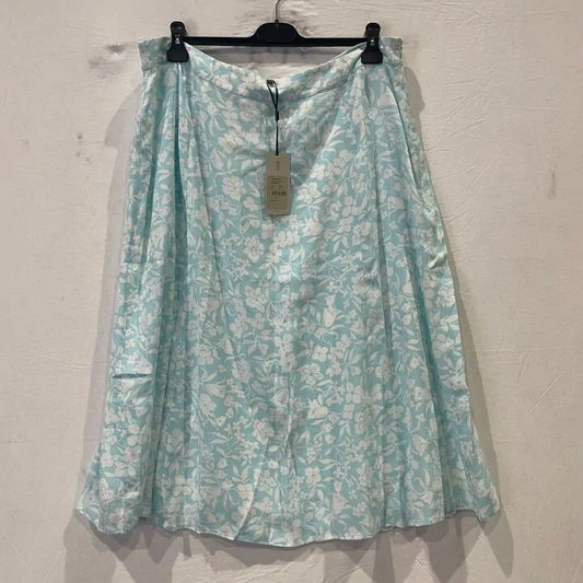 Hobbs London - Pale Blue Bhavina Midi Skirt Size: Uk 18