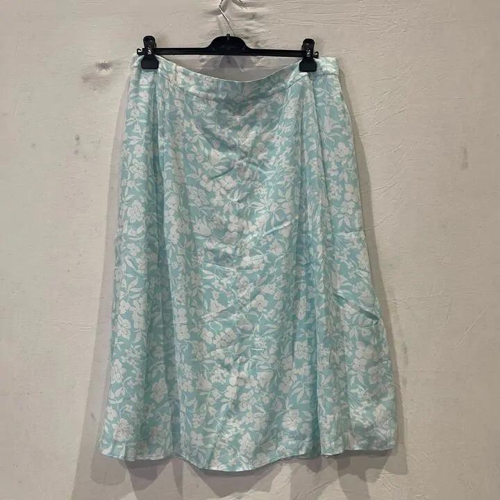 Hobbs London - Pale Blue Bhavina Midi Skirt Size: Uk 18