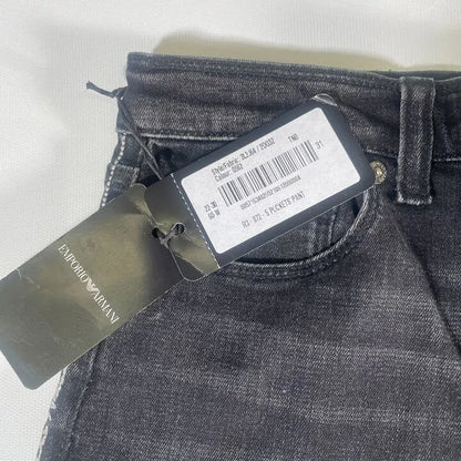 Emporio Armani -31- Dark Grey High Waisted Stretch Jeans Size: 31