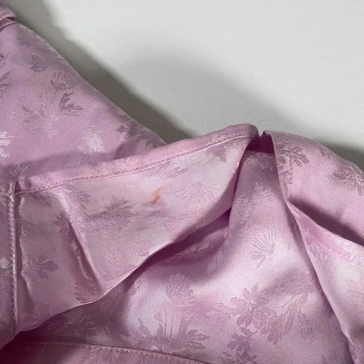 & Other Stories - Lilac Ruffle Collar Floral Blouse Size: UK 14
